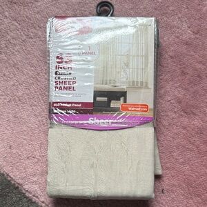 Better Homes And Gardens Crushed Sheer Panel in Cream